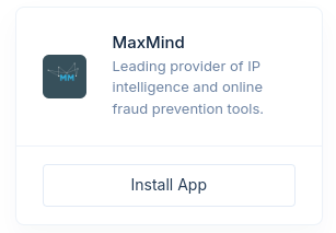 Maxmind App Install